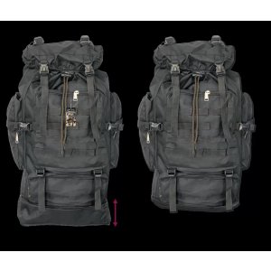 Σακίδιο πλάτης BARBARIC, Backpack. Black, 60 lt, 34936-NE - Σε 12 άτοκες δόσεις