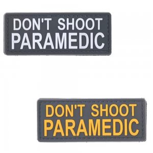 Σήμα PVC "DON'T SHOOT PARAMEDIC" - Σε 12 άτοκες δόσεις