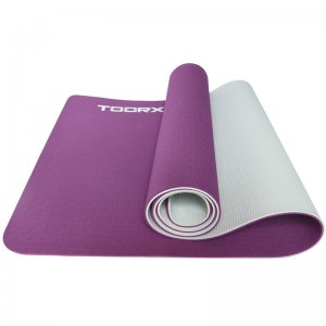 Στρώμα Professional DUAL COLOR Yoga MAT-184 (κόκκινο Βουργουνδίας/περλέ)-Toorx - σε 12 άτοκες δόσεις