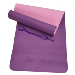 TPE YOGA MAT 183x61x0,6cm (ΜΟΒ/ΡΟΖ)-CX-EM3007/2 - σε 12 άτοκες δόσεις