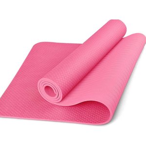 TPE YOGA MAT (ΡΟΖ) 183X61X0,6CM - σε 12 άτοκες δόσεις