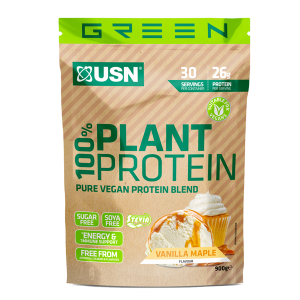 USN 100% PLANT PROTEIN  Φράουλα ΜΕΓΕΘΟΣ 900g