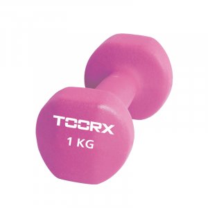 Βαράκι Χεριού Neoprene 1kg Ροζ Toorx - σε 12 άτοκες δόσεις