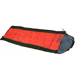 Campus Sleeping Bag Μονό 2 Εποχών Laguna Red/Khaki 220Χ75εκ., 400γρ - 210-8062-12 - σε 12 άτοκες δόσεις