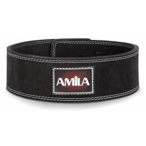 Ζώνη Άρσης Βαρών με Κλιπ AMILA Power Lifting M - 94916 - σε 12 άτοκες δόσεις